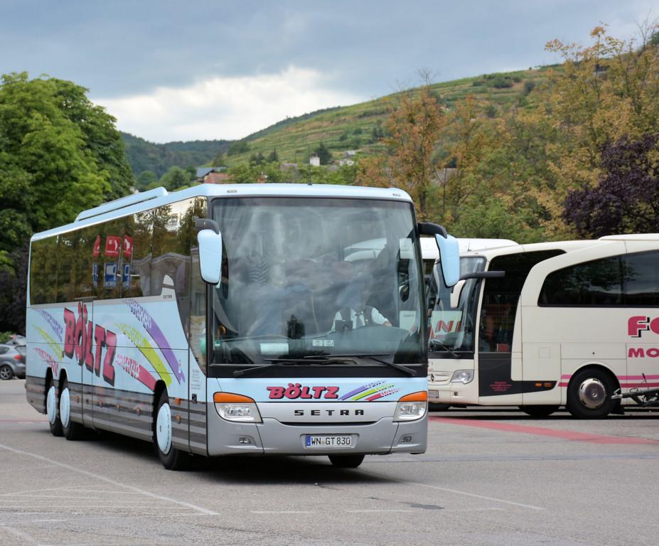 Setra 417 GT- HD von Bltz Reisen aus der BRD 07/2017 in Krems.