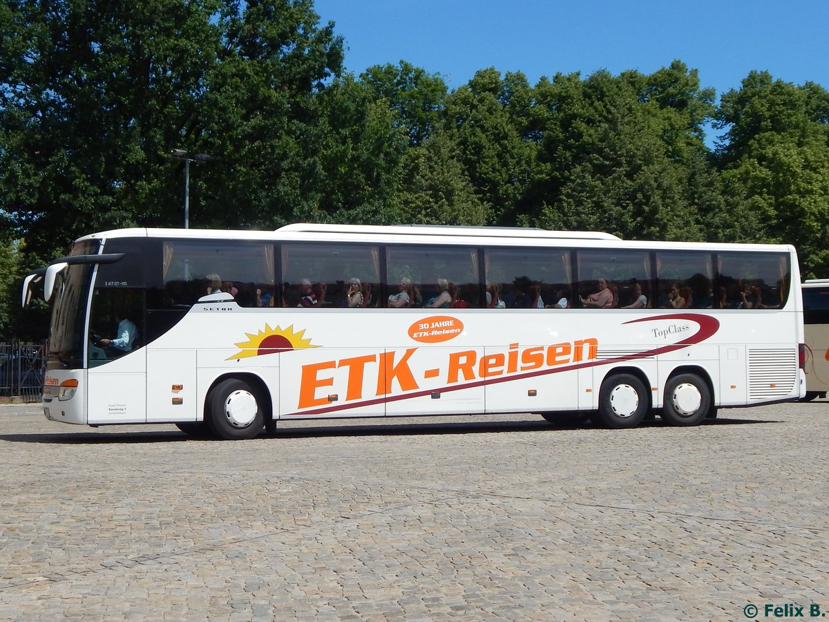 Setra 417 GT-HD von ETK-Reisen aus Deutschland in Potsdam. 