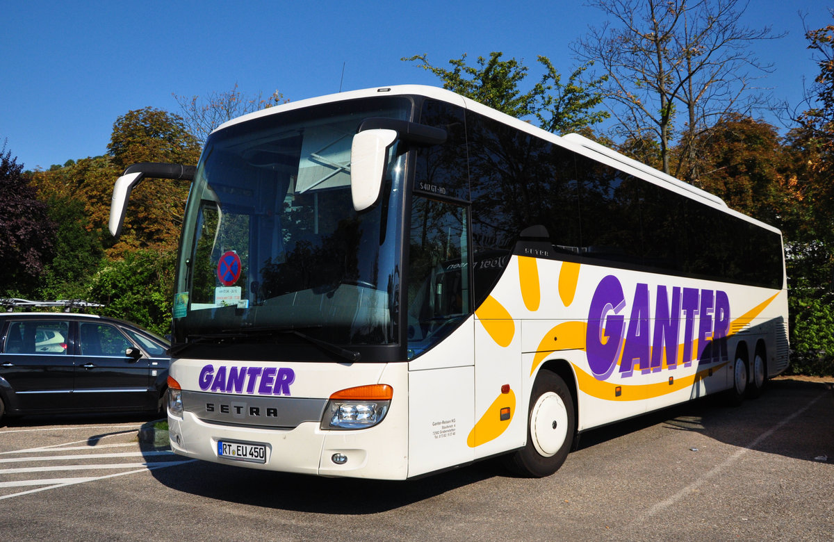 Setra 417 GT- HD von GANTER Reisen aus der BRD in Krems gesehen.