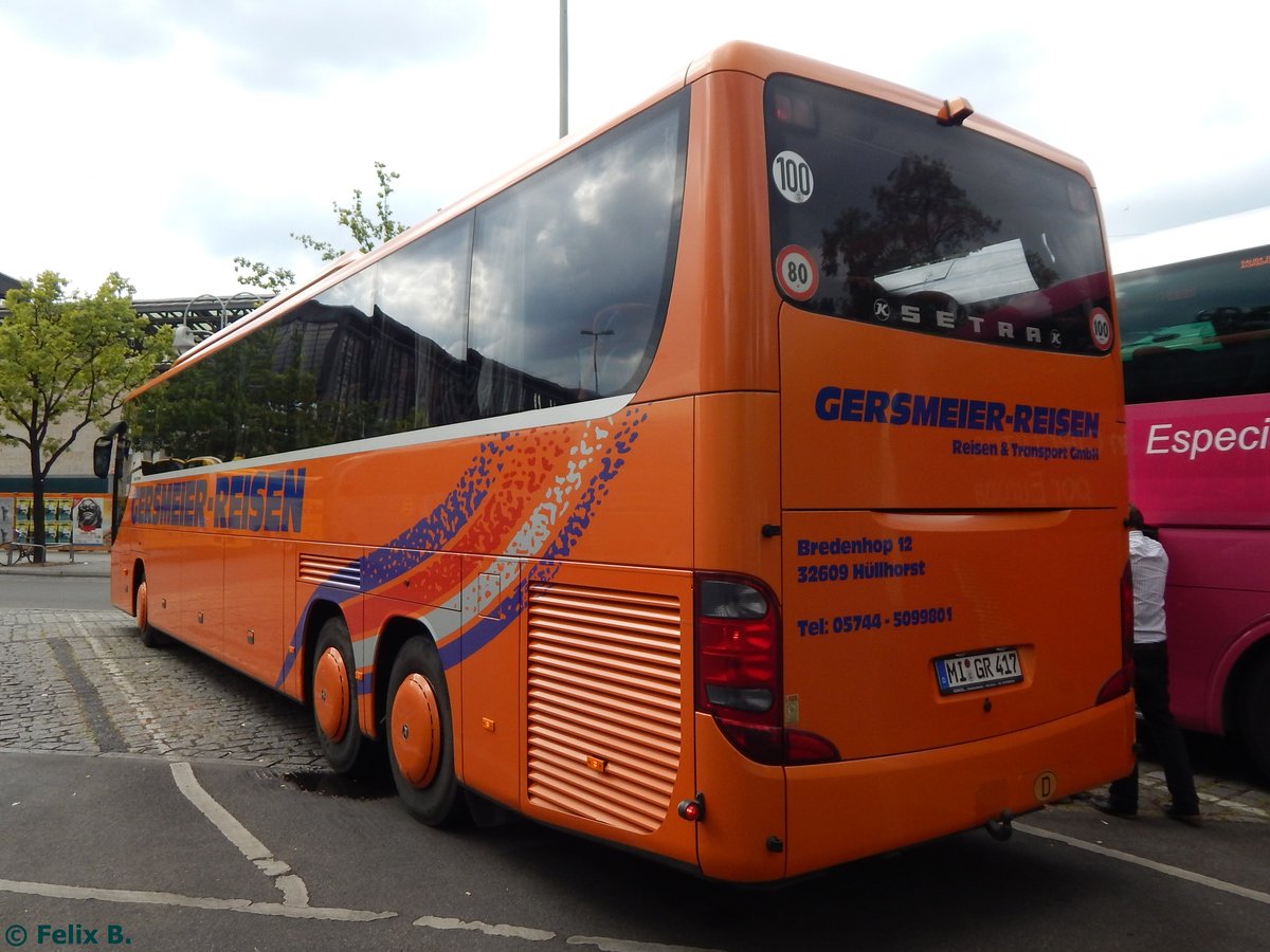 Setra 417 GT-HD von Gersmeier-Reisen aus Deutschland in Berlin.