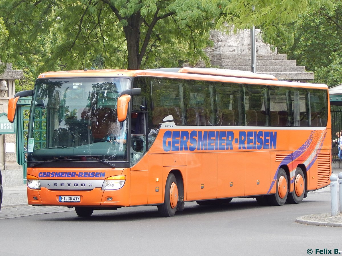 Setra 417 GT-HD von Gersmeier-Reisen aus Deutschland in Berlin.