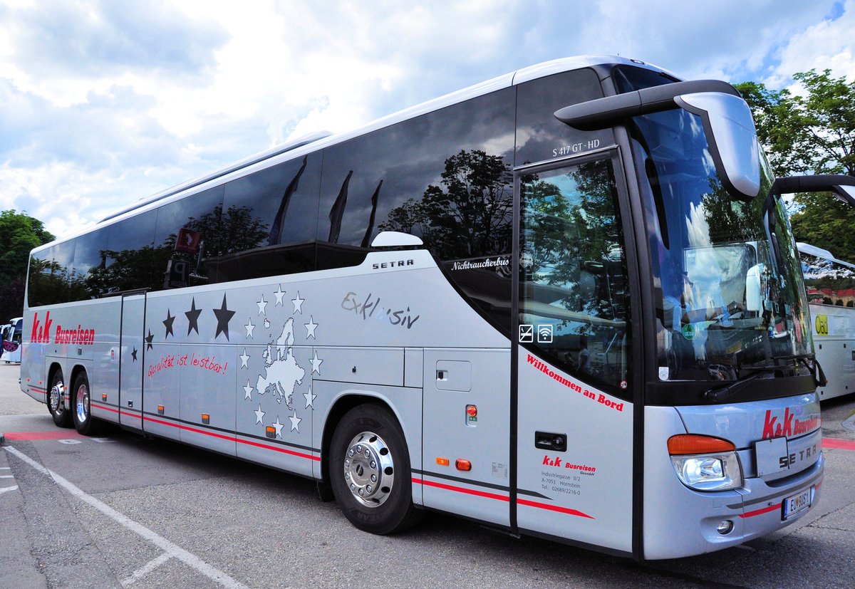 Setra 417 GT-HD von k & k Busreisen aus sterreich in Krems.