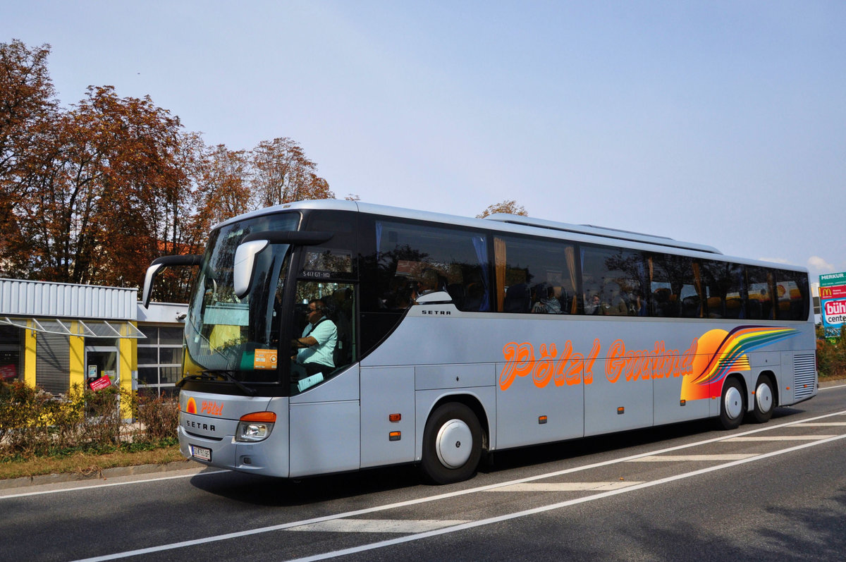 Setra 417 GT-HD von Plzl Reisen aus sterreich in Krems.