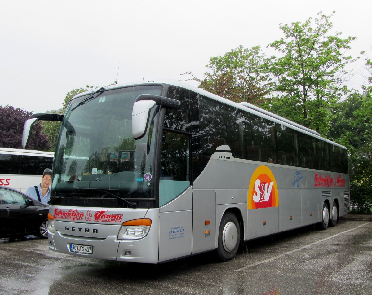 Setra 417 GT-HD von Schmtjen und Vonau aus Deutschland am 15. Mai 2014 in Krems.