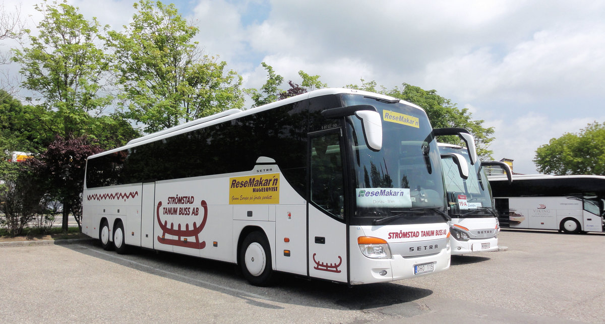 Setra 417 GT-HD von Strmstad Tanum Buss aus Schweden in Krems gesehen.