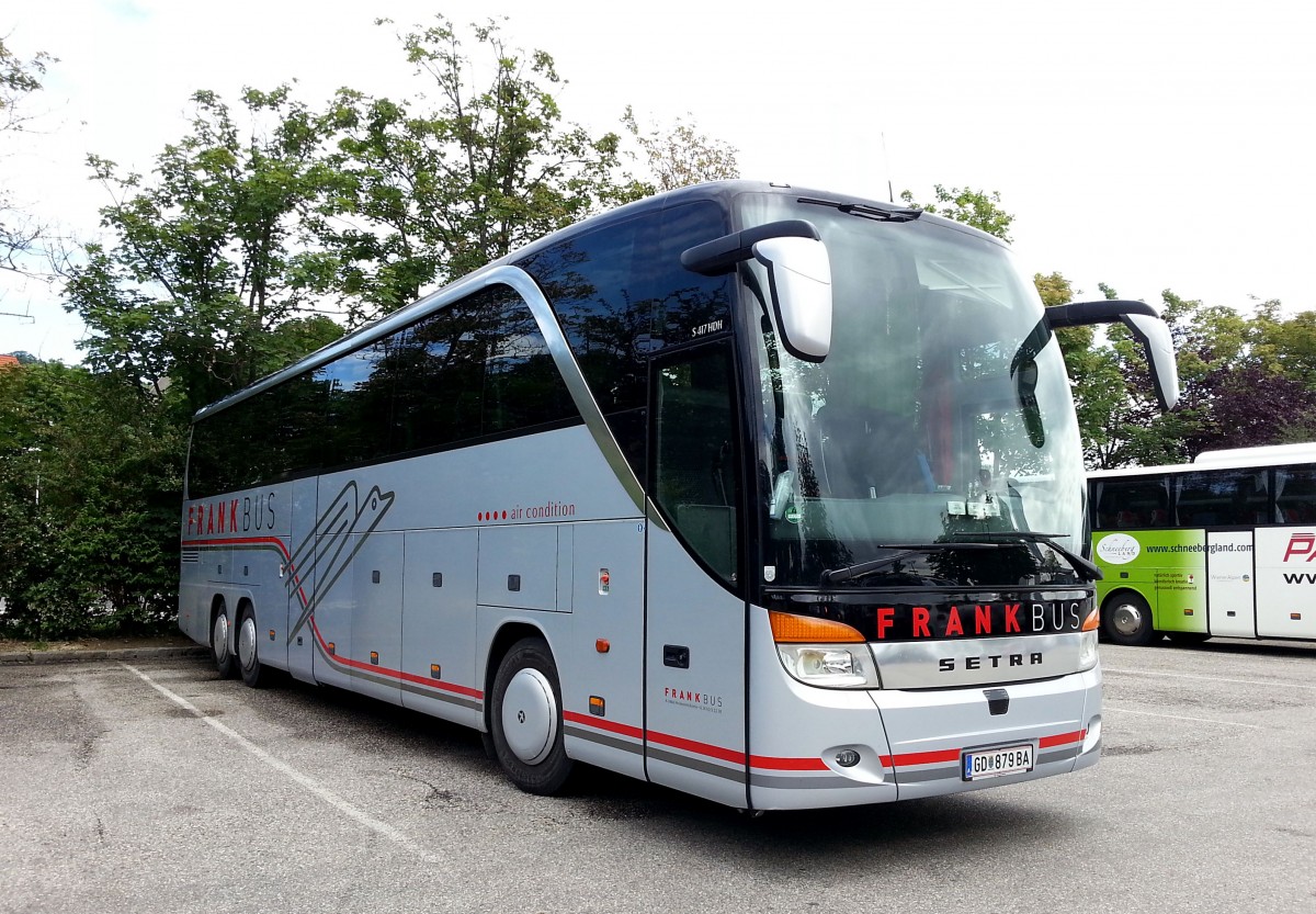 Setra 417 HDH von Frank Bus aus sterreich im Juni 2015 in Krems.