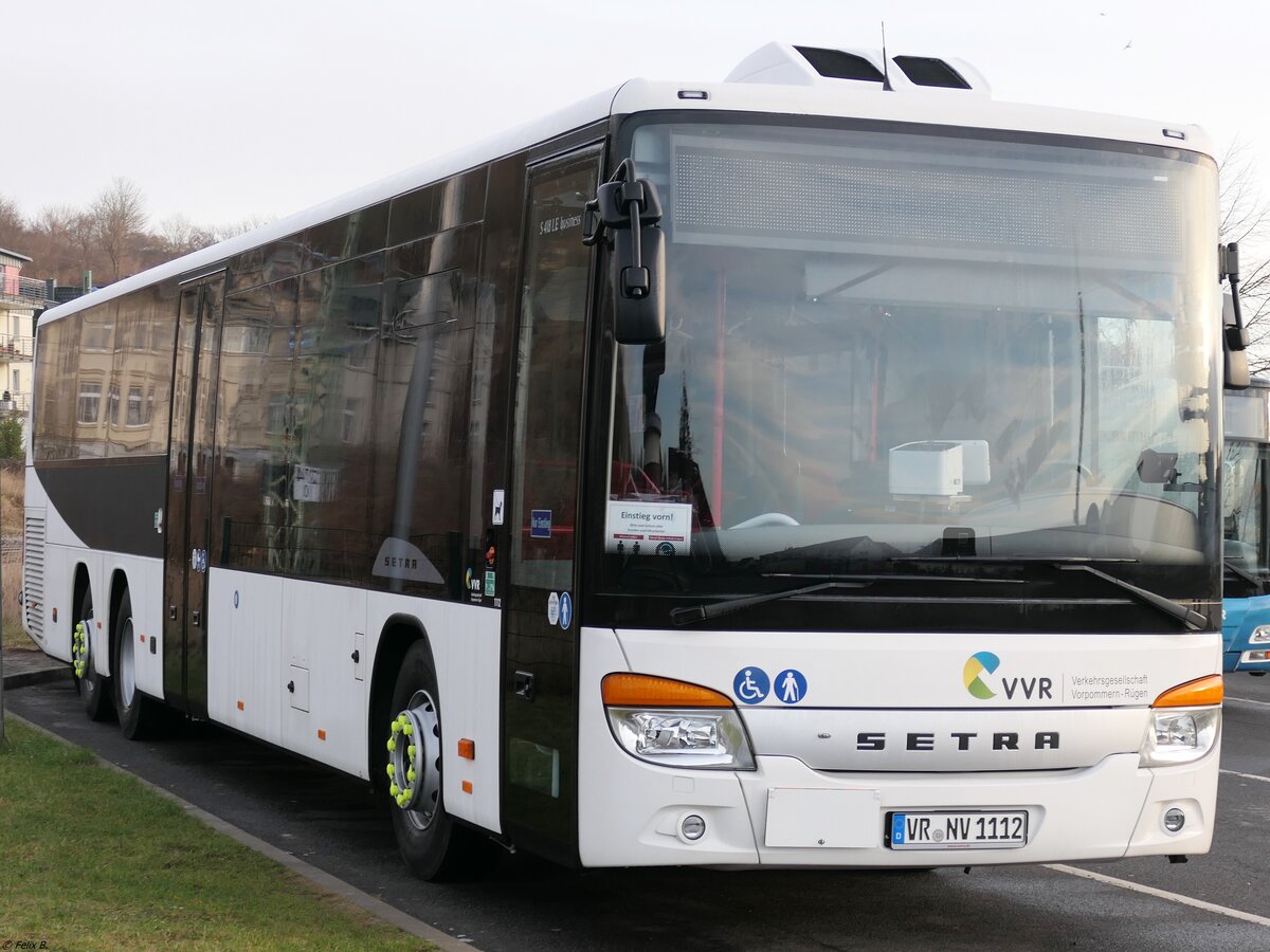 Setra 418 LE Business der VVR in Sassnitz.