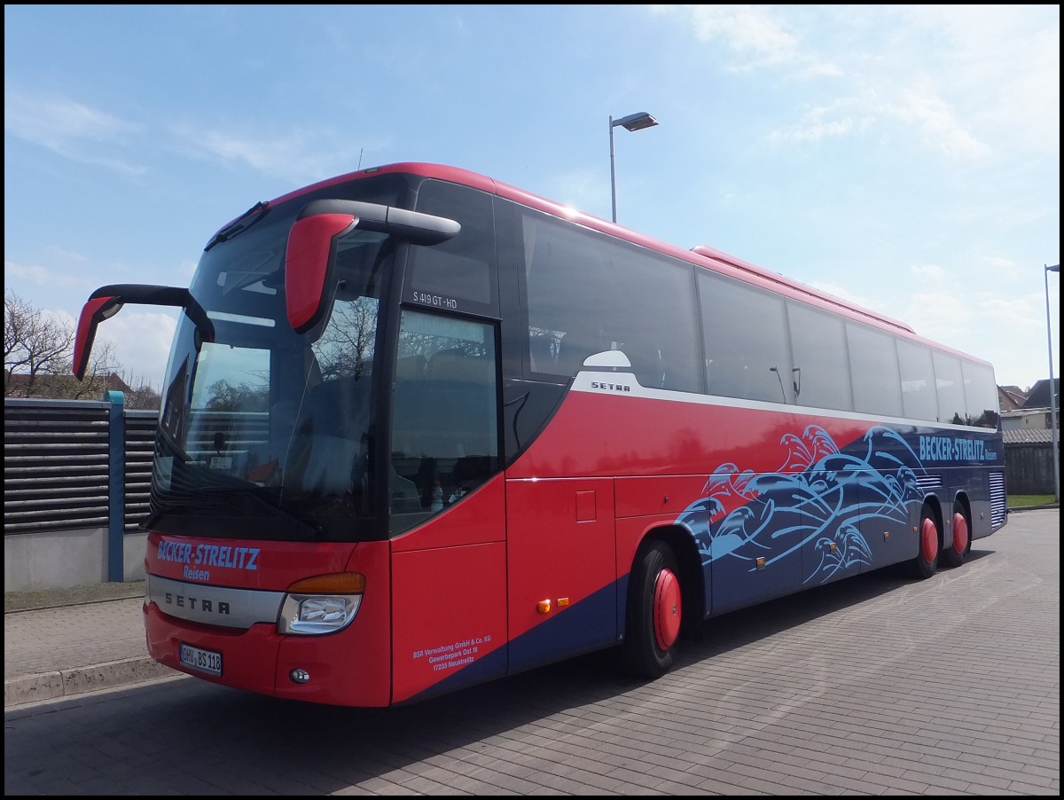 Setra 419 GT-HD von Becker-Strelitz Reisen aus Deutschland in Bergen.