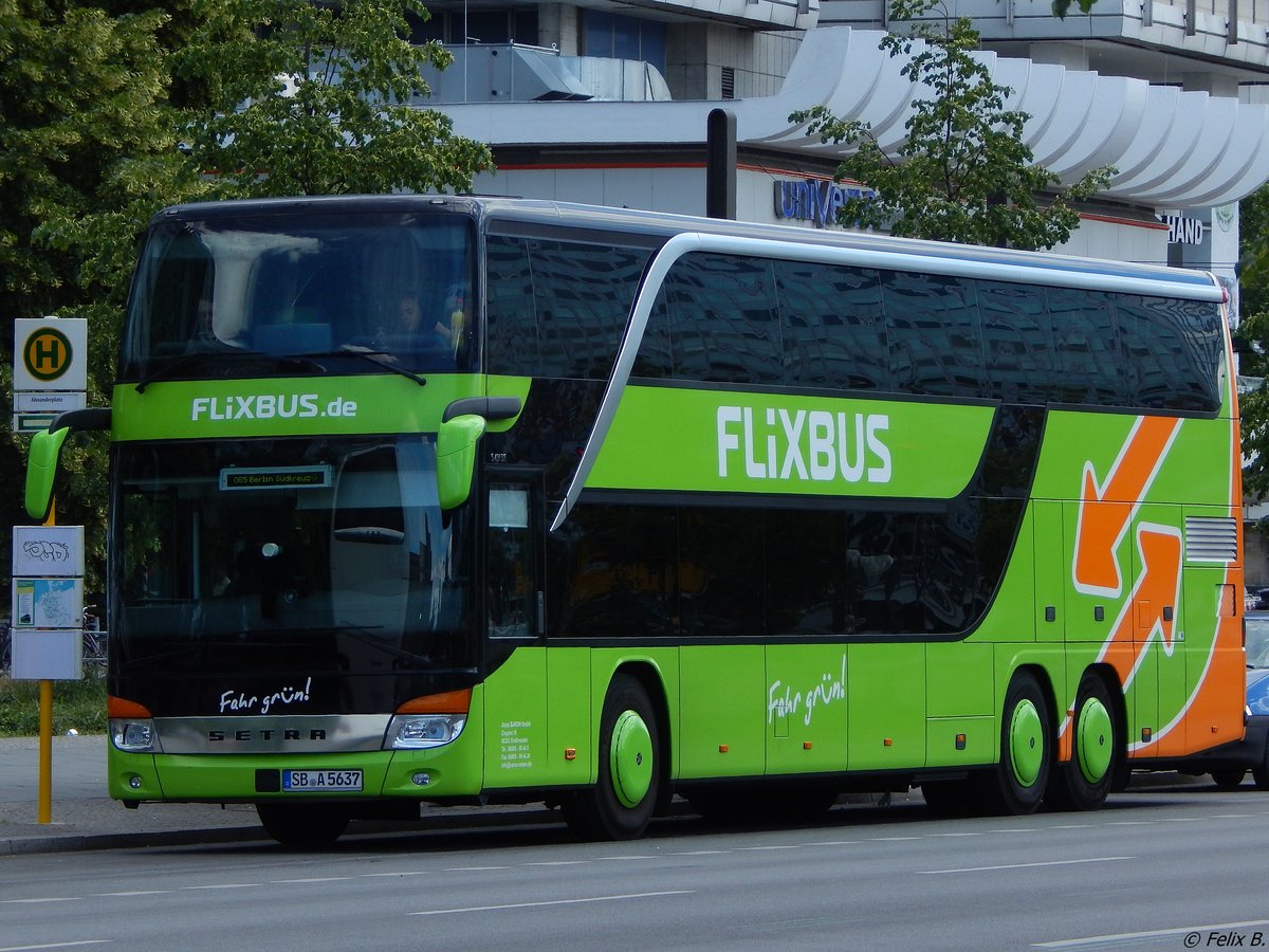 Setra 431 DT Flixbus/Baron Reisen aus Deutschland in Berlin.