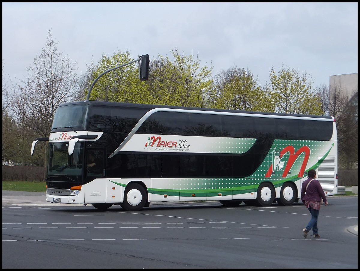 Setra 431 DT von Maier aus Deutschland in Berlin.