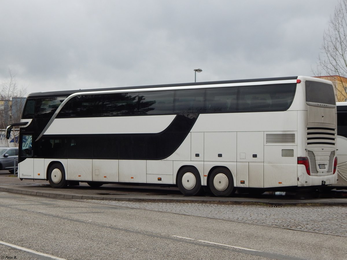 Setra 431 DT von URB aus Deutschland in Rostock.