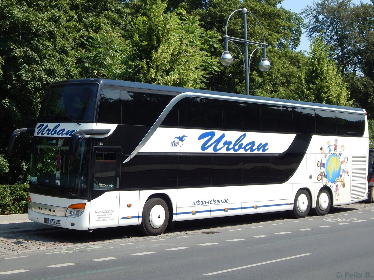 Setra 431 DT von Urban aus Deutschland in Berlin.