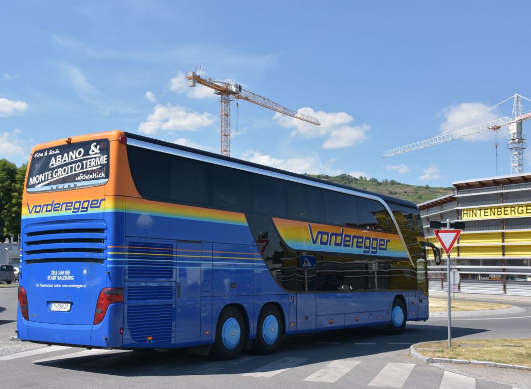 Setra 431 DT von Vorderegger Reisen aus sterreich 06/2017 in Krems.