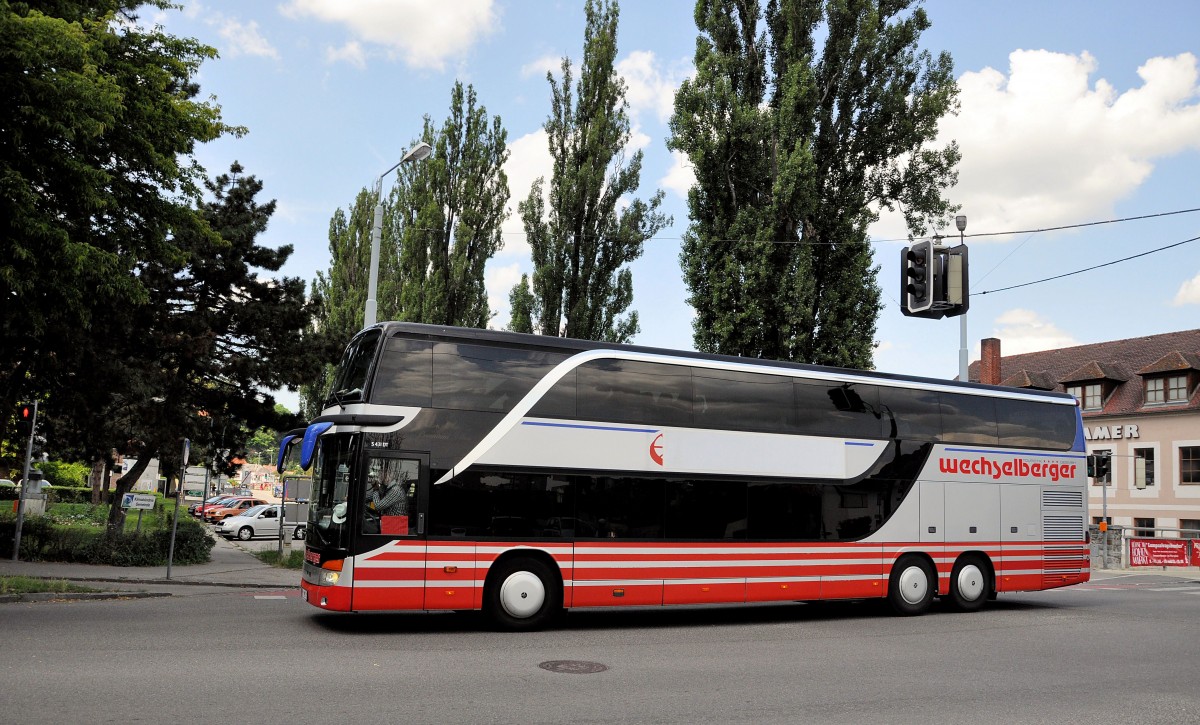 SETRA 431 DT von WECHSELBERGER Reisen / sterreich im Juli 2013 in Krems unterwegs.