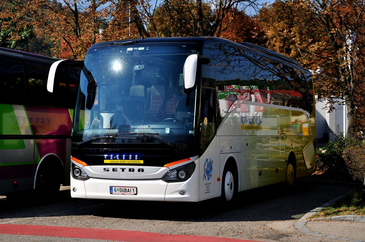 Setra 511 HD von der GRUBER Touristik aus Graz/sterreich in Krems.