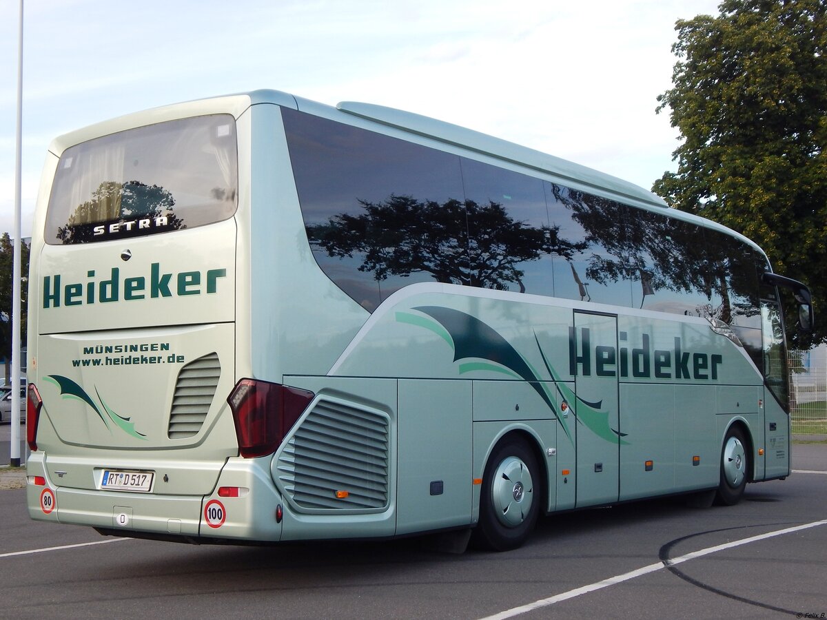 Setra 511 HD von Heideker aus Deutschland in Neubrandenburg. 