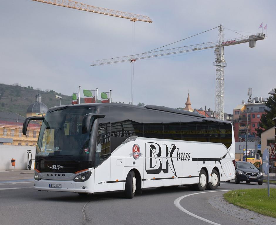 Setra 515 HD von BK Bus aus Schweden in Krems.