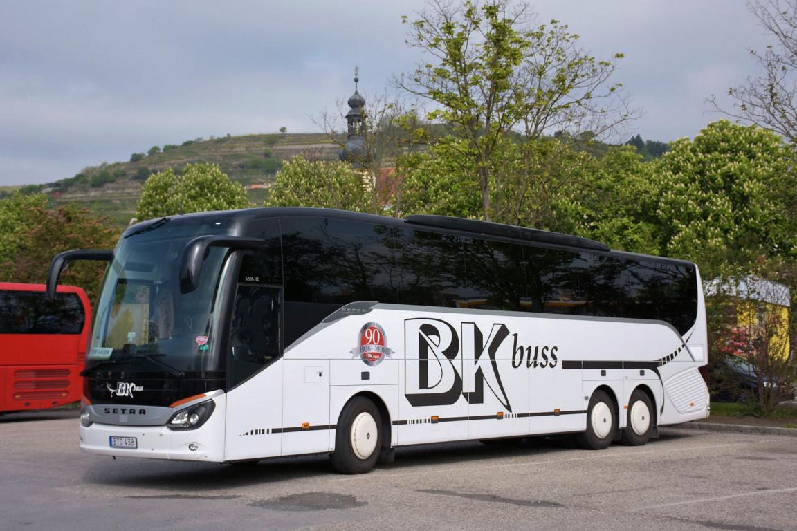 Setra 515 HD von BK Bus aus Schweden in Krems.