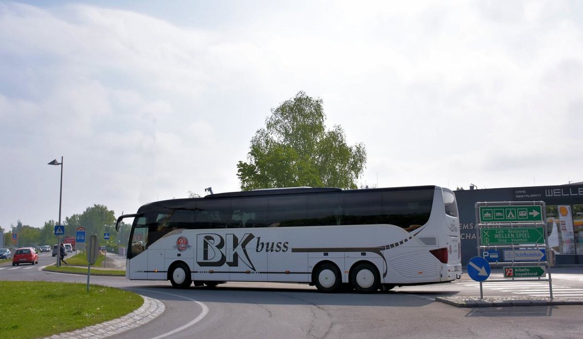 Setra 515 HD von BK Bus aus Schweden in Krems.