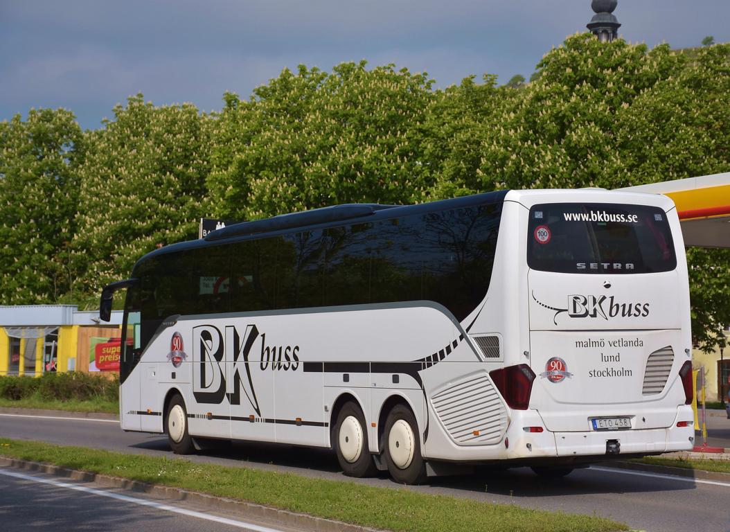 Setra 515 HD von BK Bus aus Schweden in Krems.