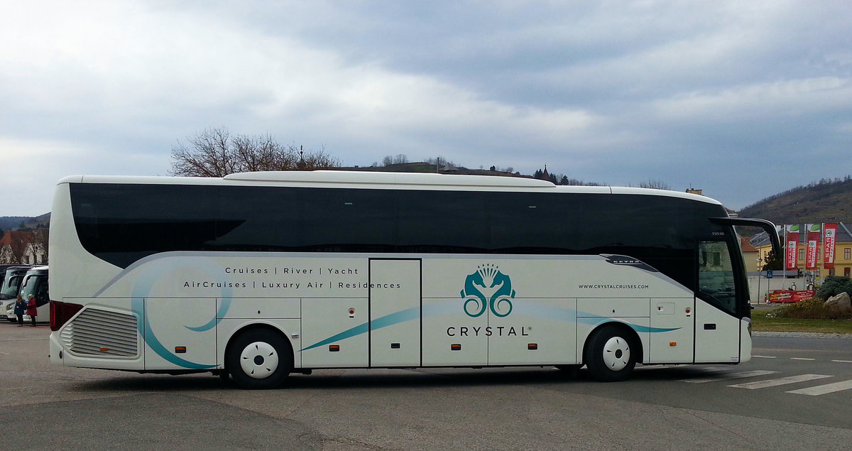 Setra 515 HD von Blaguss Ungarn (Schiffbegleiter) 03 2018 in Krems.