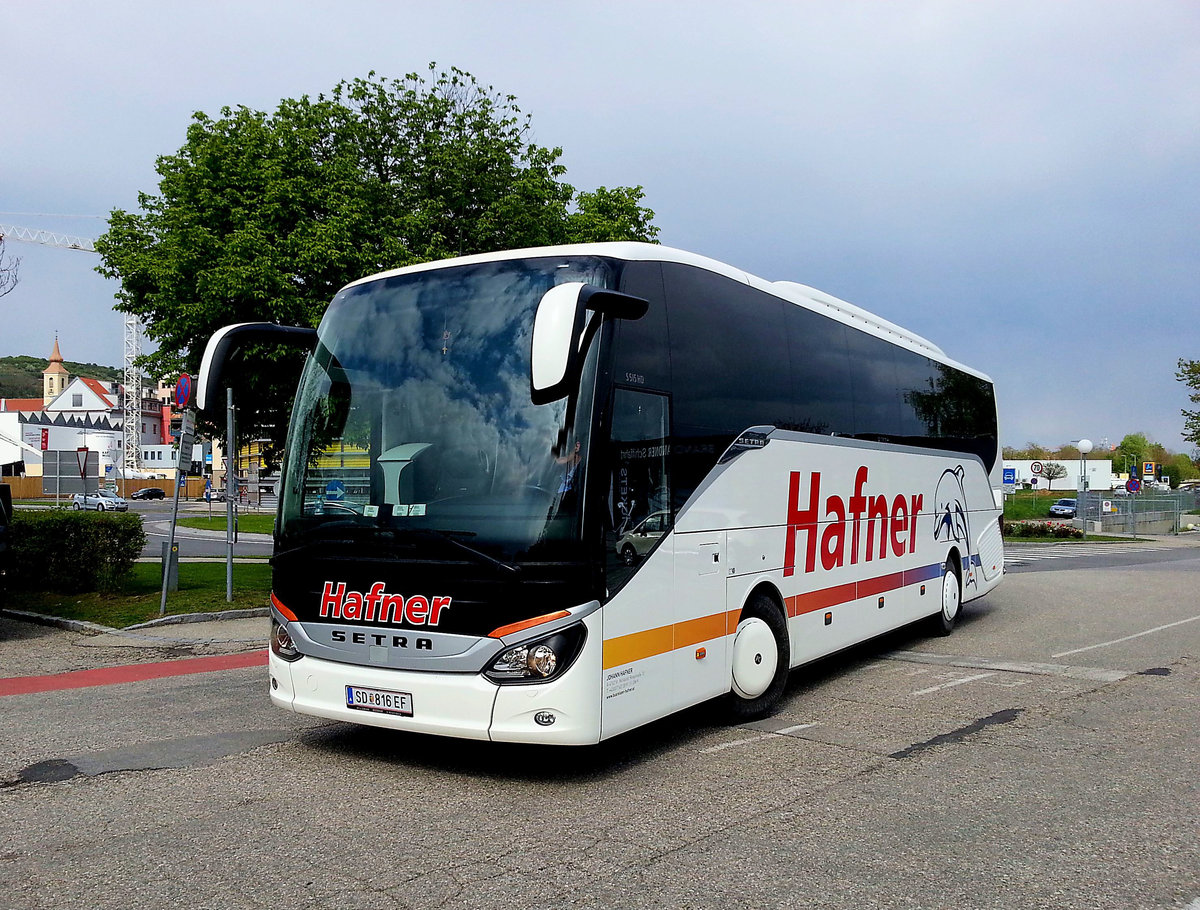 Setra 515 HD von Busreisen HAFNER aus sterreich in Krems.