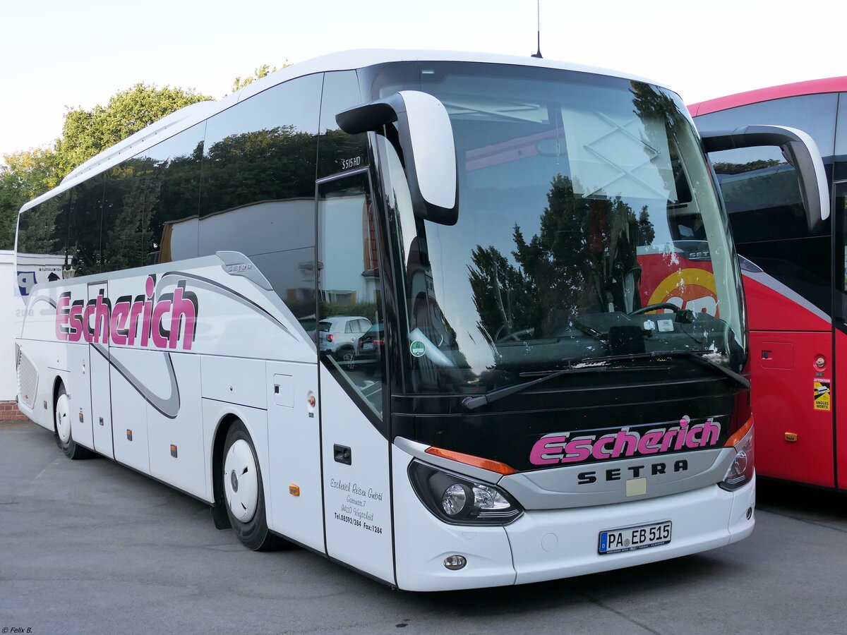 Setra 515 HD von Escherich Reisen aus Deutschland in Plau am See.