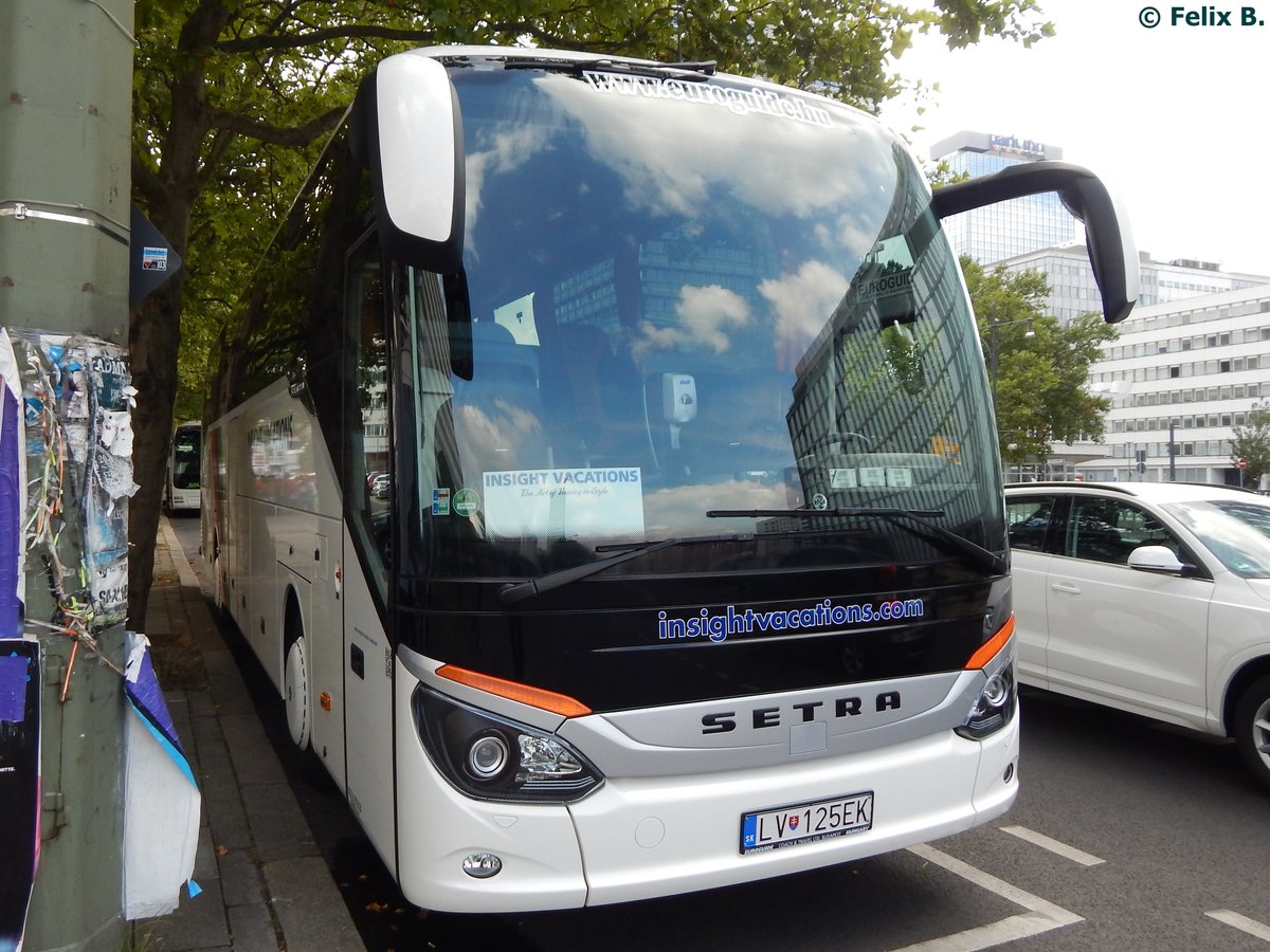 Setra 515 HD von Euroguide aus der Slowakei in Berlin.