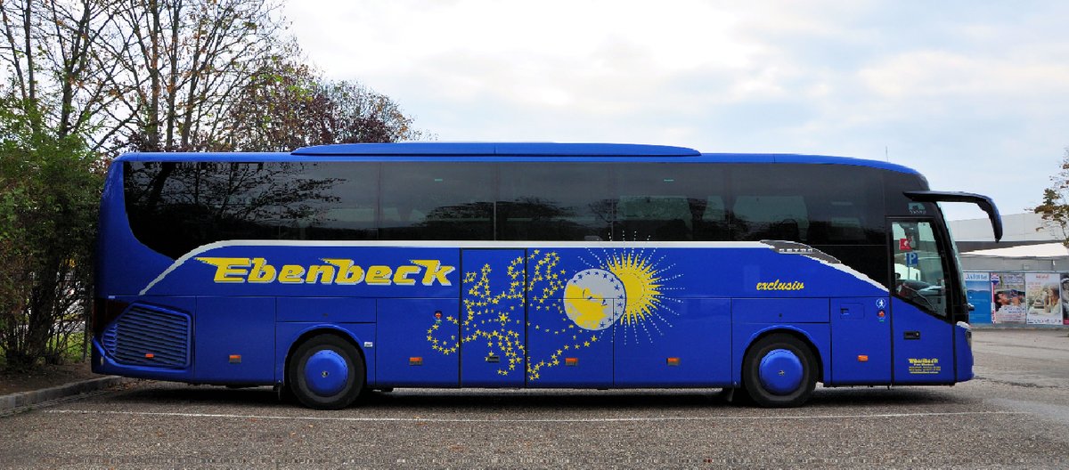 Setra 515 HD von Franz EBENBECK Reisen aus der BRD in Krems.