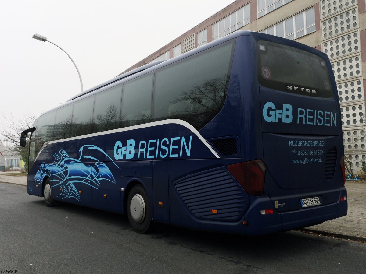 Setra 515 HD von GFB-Reisen aus Deutschland in Neubrandenburg.