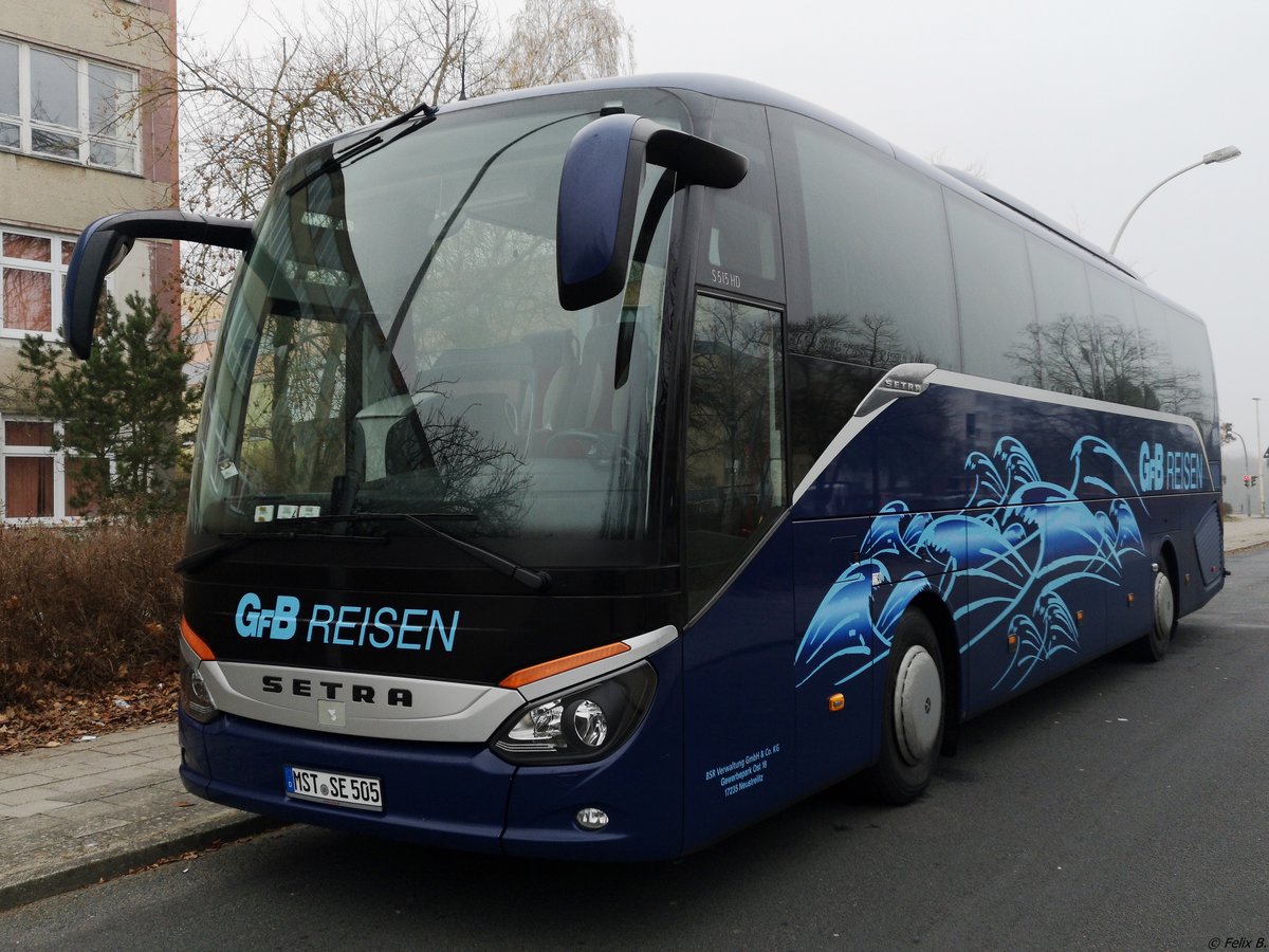 Setra 515 HD von GFB-Reisen aus Deutschland in Neubrandenburg.