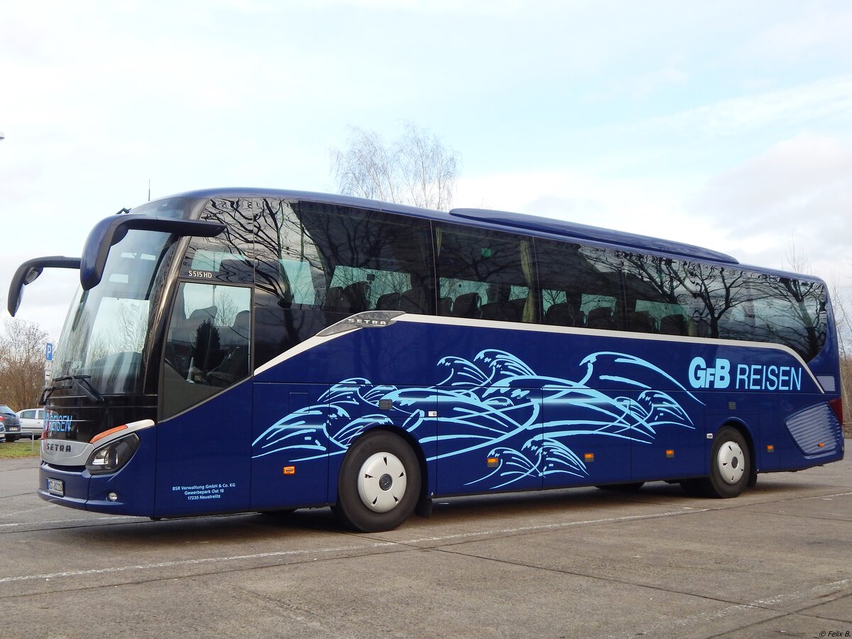 Setra 515 HD von GFB-Reisen aus Deutschland in Neubrandenburg. 