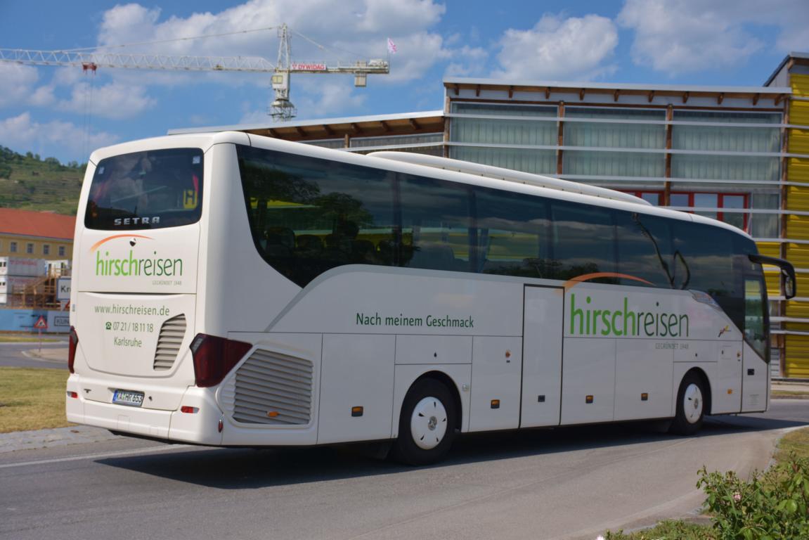 Setra 515 HD von Hirsch Reisen aus der BRD.