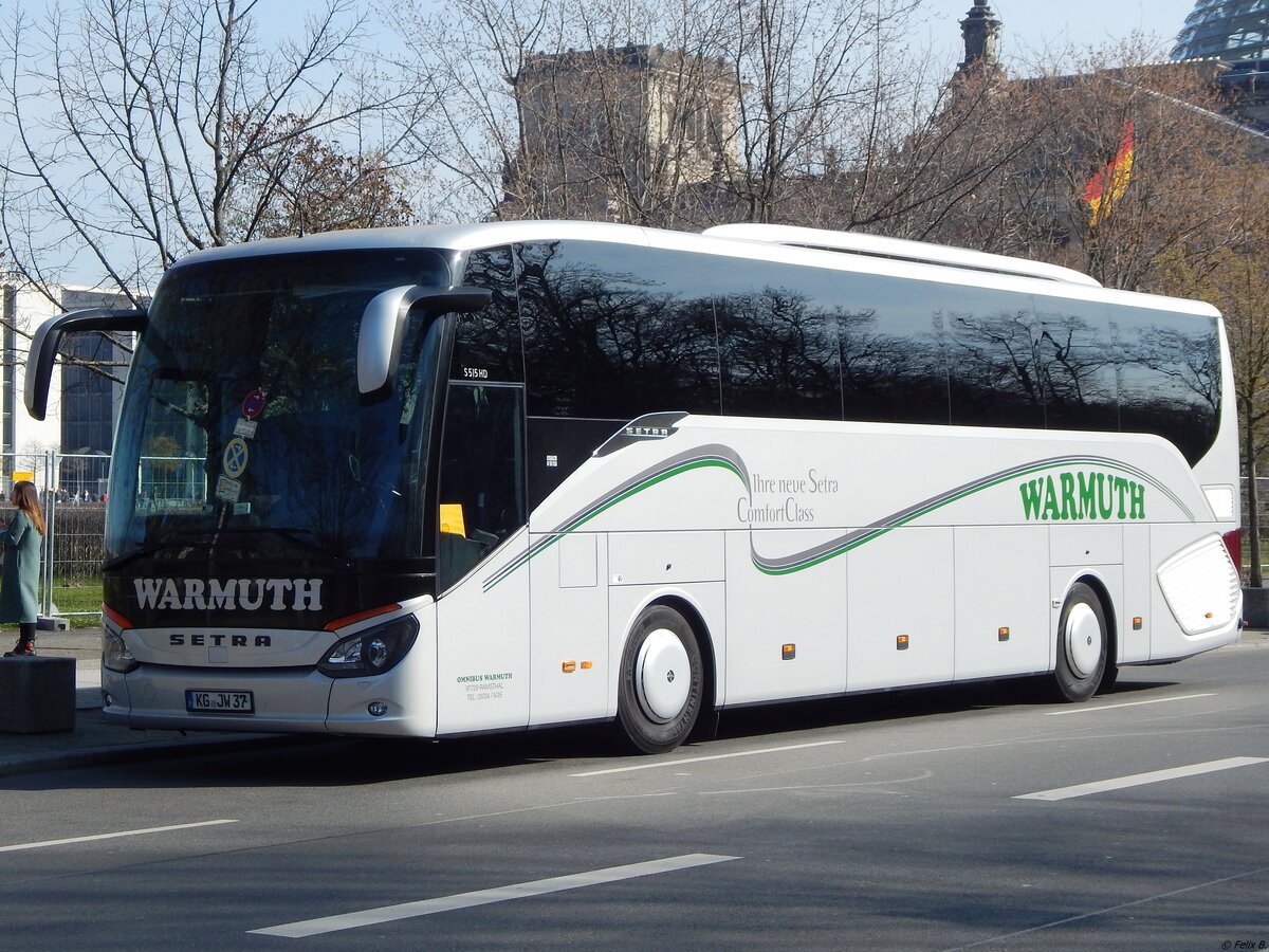 Setra 515 HD von Warmuth aus Deutschland in Berlin.