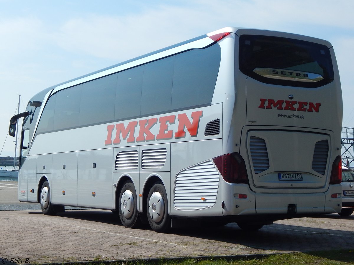 Setra 515 HDH von Imken aus Deutschland in Sassnitz.