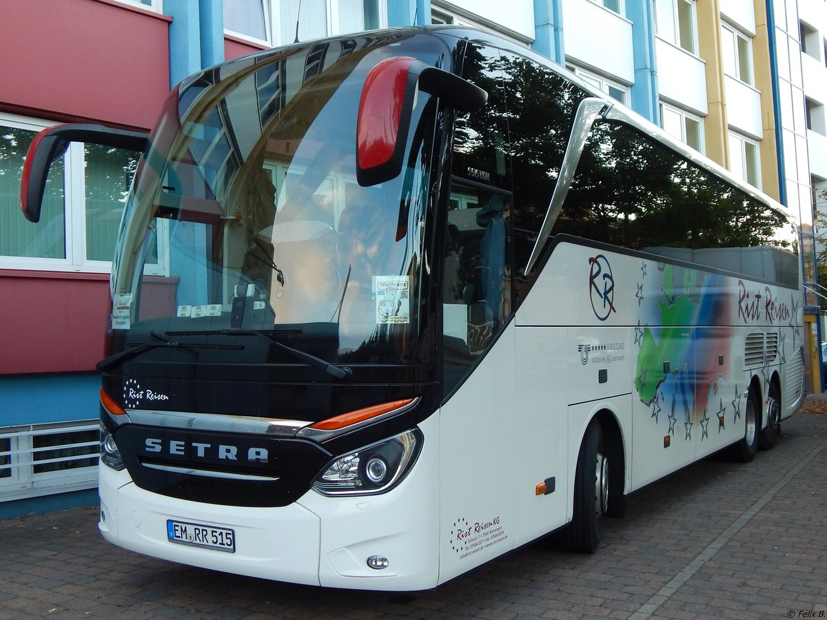 Setra 515 HDH von Rist Reisen aus Deutschland in Neubrandenburg.