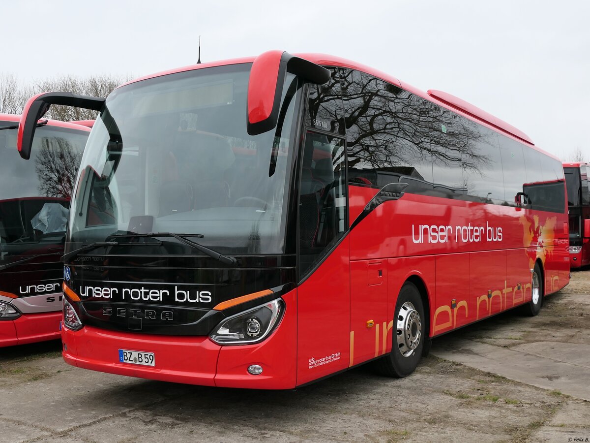 Setra 515 MD von URB aus Deutschland in Ueckermünde. 