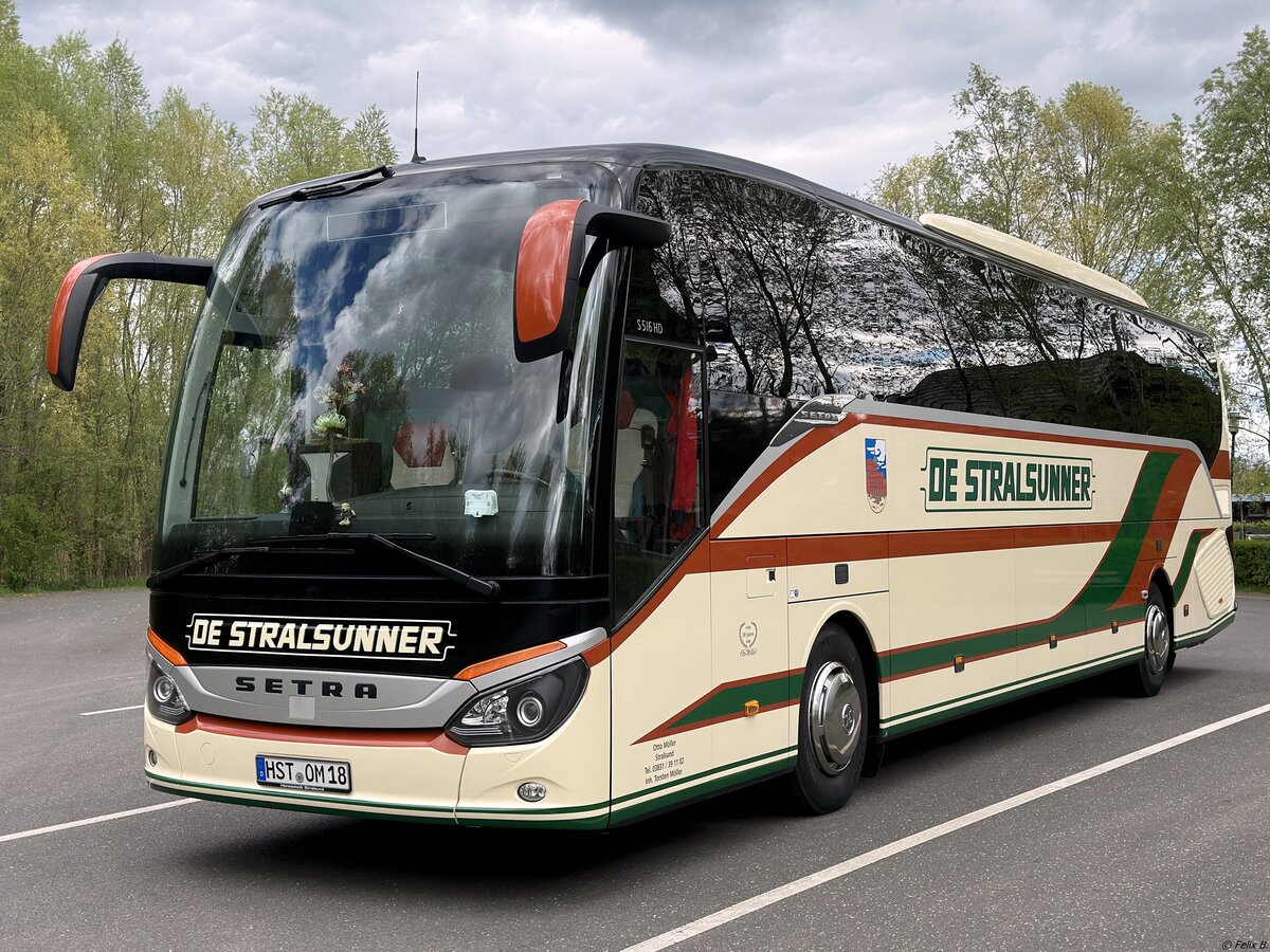 Setra 516 HD von De Stralsunner aus Deutschland in Plau am See.