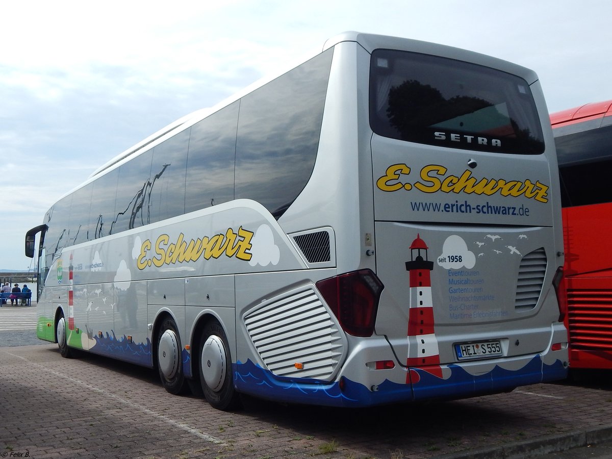 Setra 516 HD von E. Schwarz aus Deutschland im Stadthafen Sassnitz.