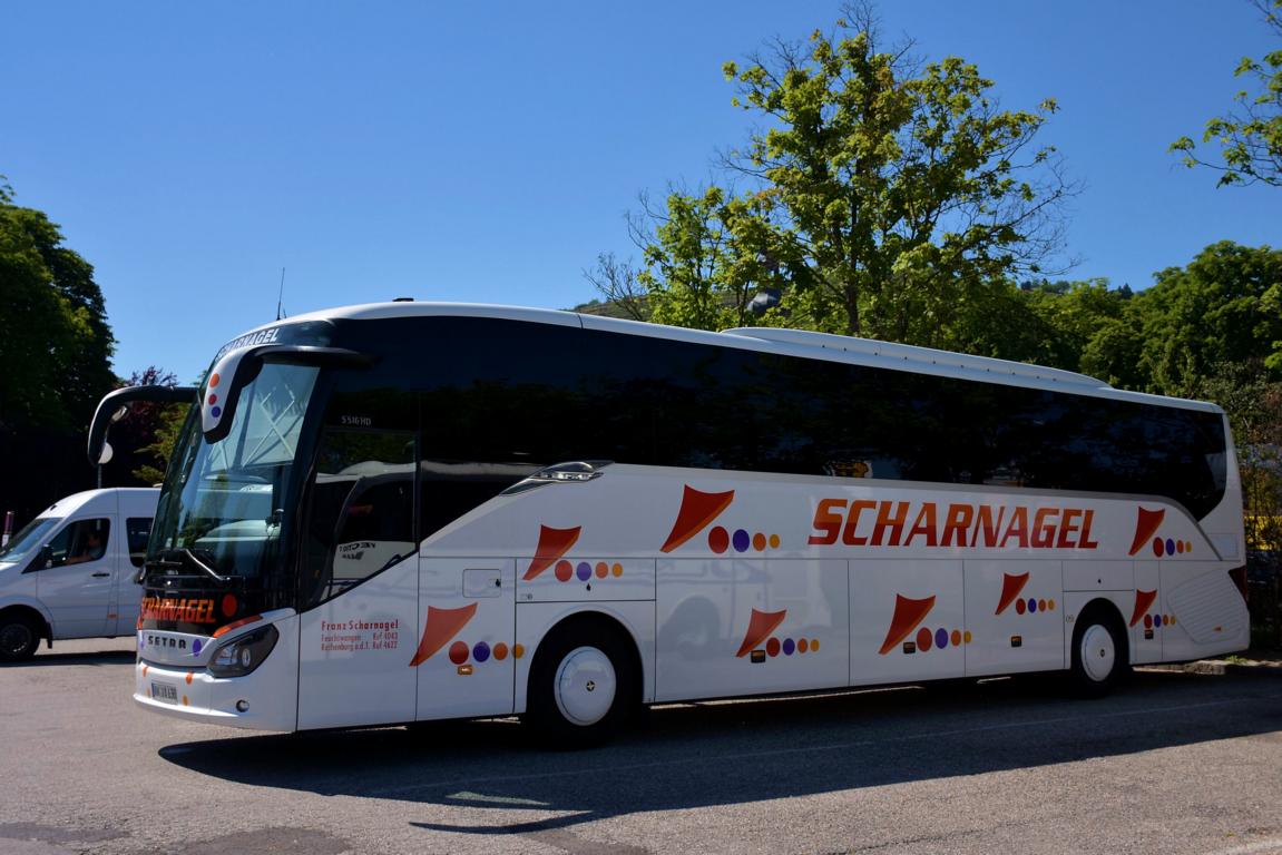 Setra 516 HD von Franz SCHARNAGEL Reisen aus der BRD.