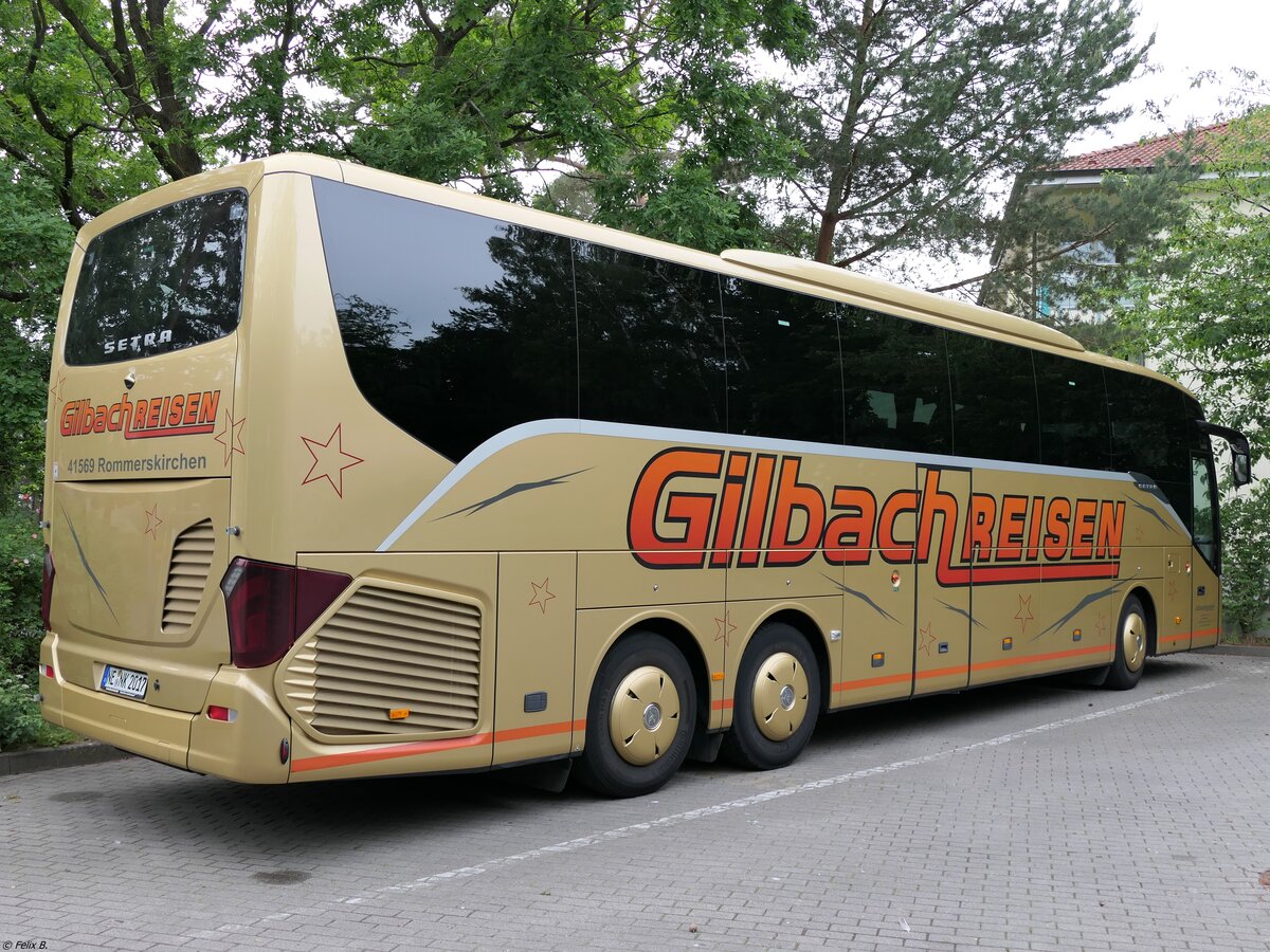 Setra 516 HD von Gilbach Reisen aus Deutschland in Binz.