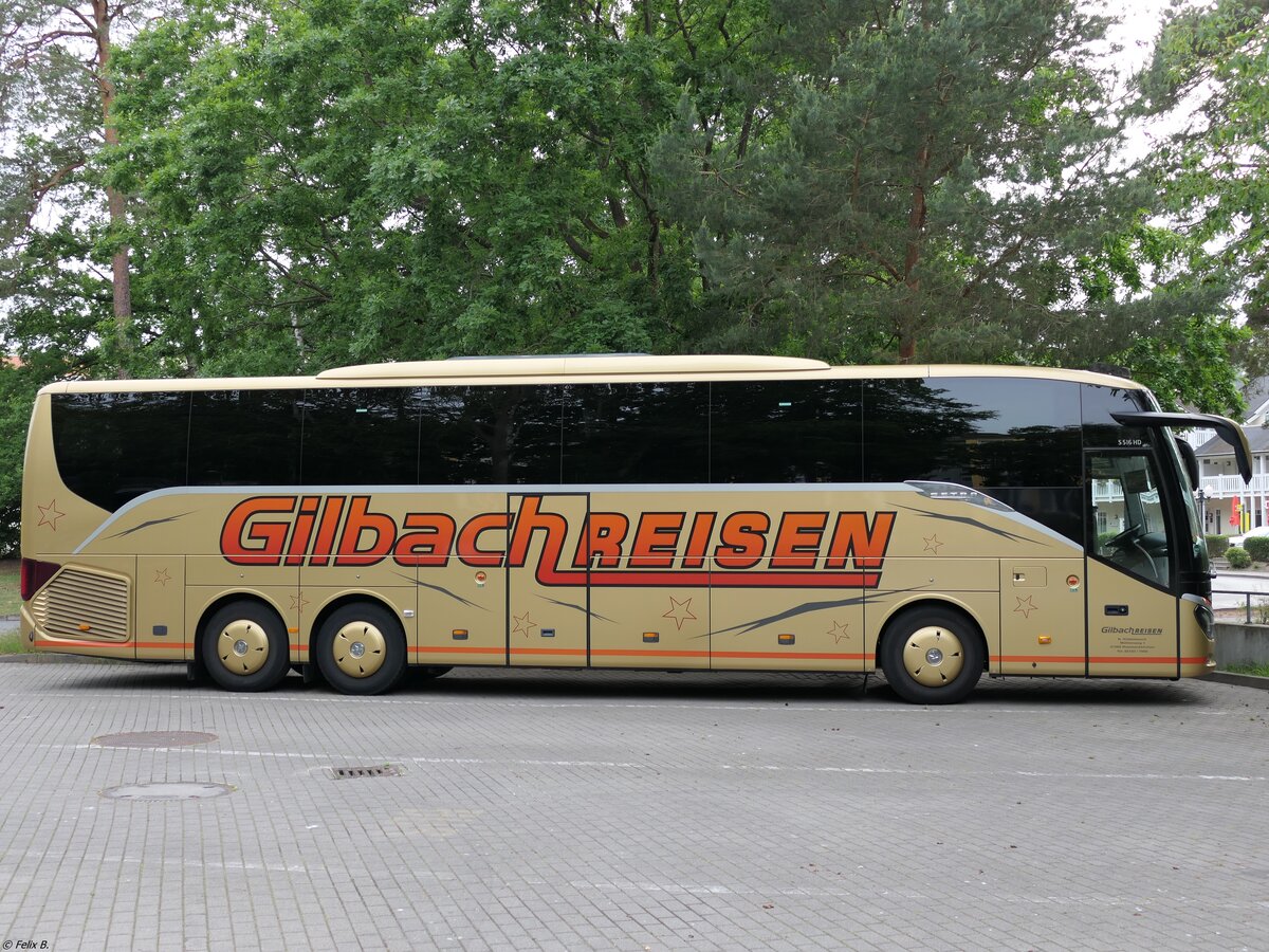 Setra 516 HD von Gilbach Reisen aus Deutschland in Binz.