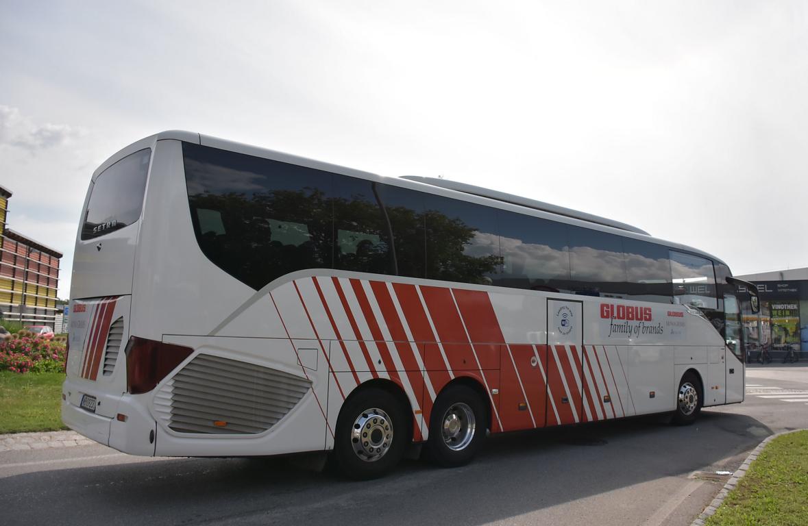 Setra 516 HD von Globus Reisen aus PL 2018 in Krems gesehen.