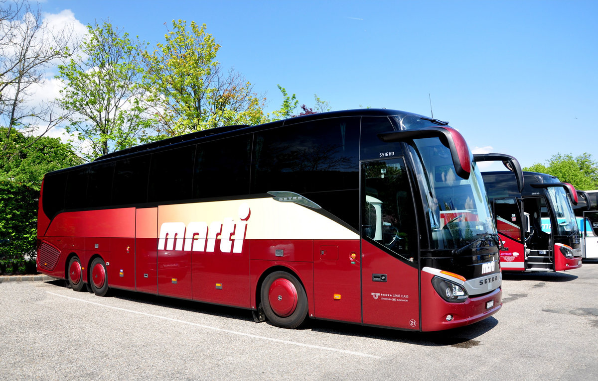 Setra 516 HD von Marti Reisen aus der Schweiz in Krems.