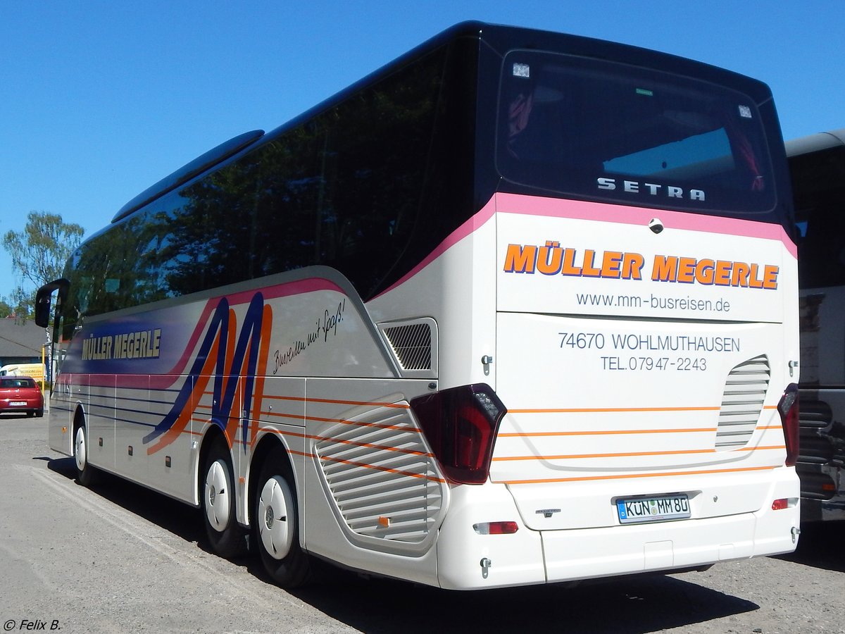 Setra 516 HD von Müller Megerle aus Deutschland in Binz.