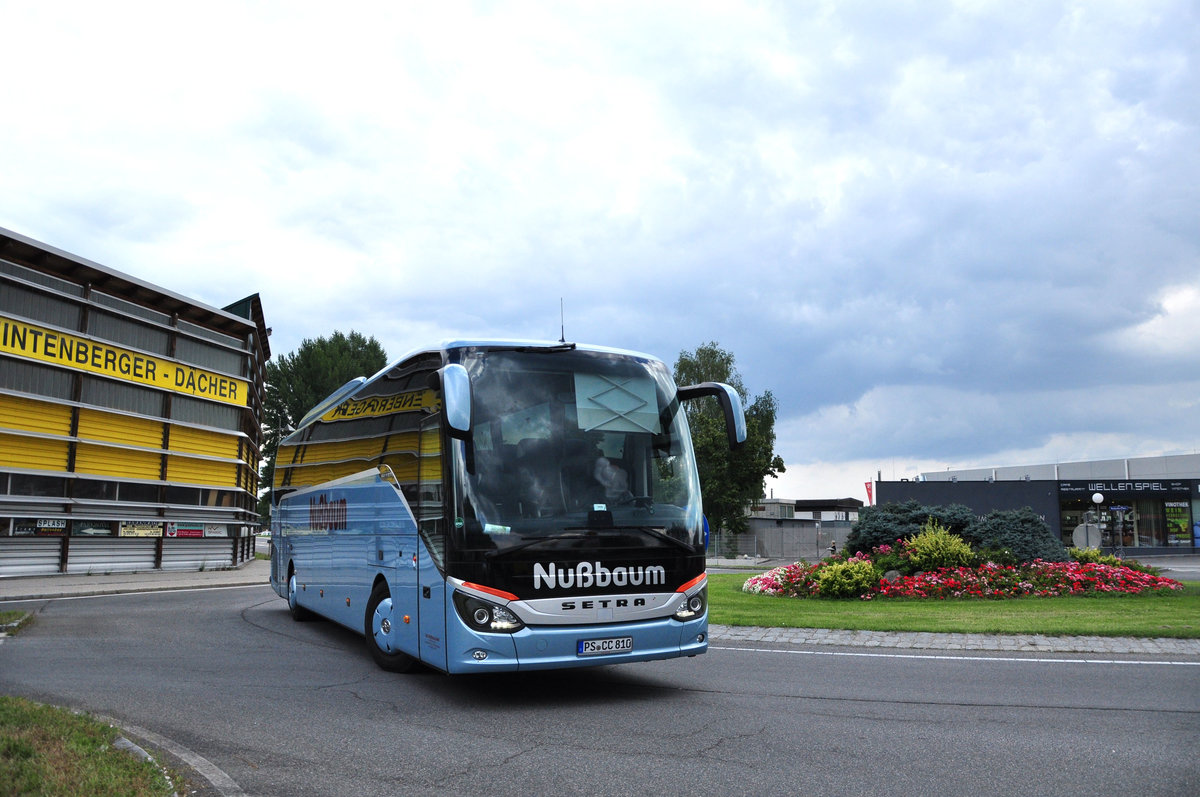 Setra 516 HD von NUBAUM Reisen aus der BRD in Krems gesehen.