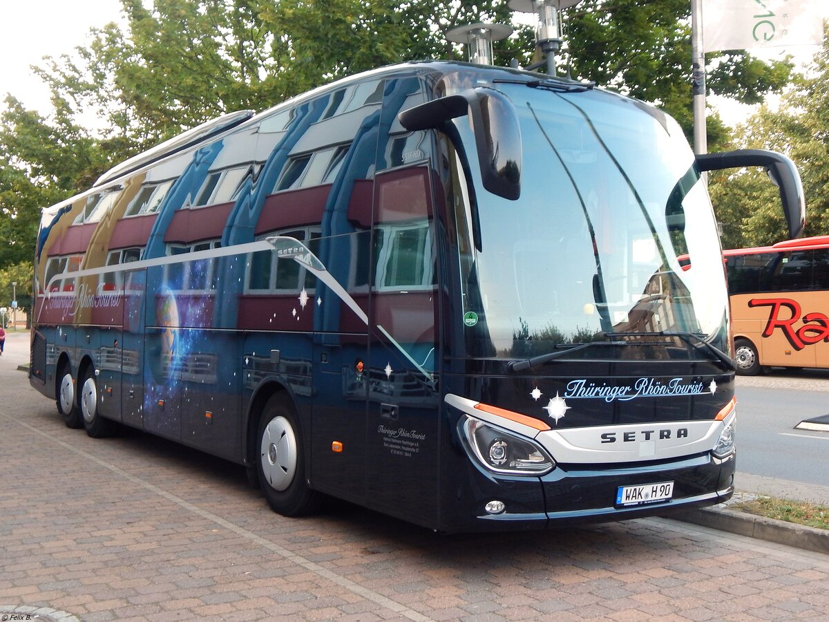 Setra 516 HD von Thüringer Rhön Tourist aus Deutschland in Neubrandenburg.