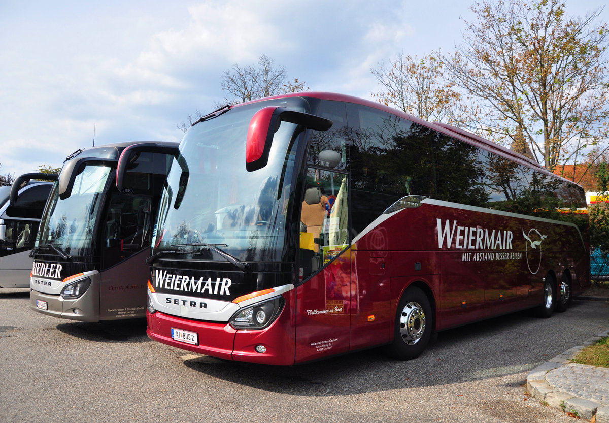 Setra 516 HD von Weiermair Reisen aus sterreich in Krems.