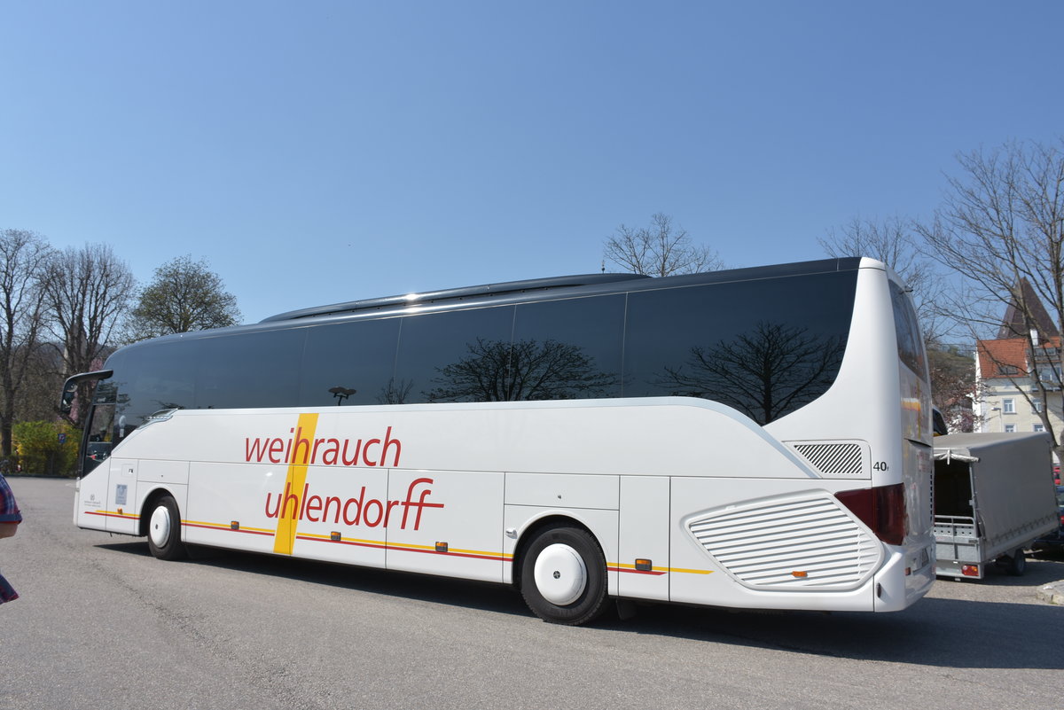 Setra 516 HD von Weihrauch Uhlendorff Reisen aus der BRD in Krems.