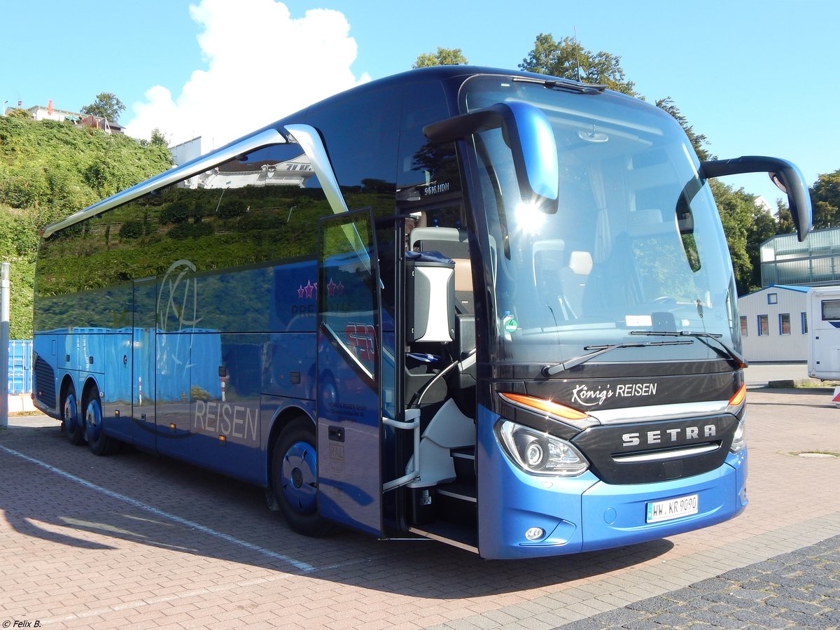 Setra 516 HDH von König's Reisen aus Deutschland im Stadthafen Sassnitz.